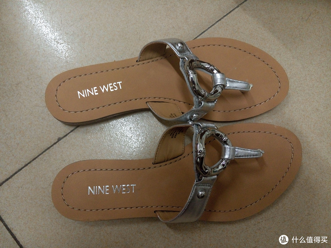 海淘大白菜：NINE WEST 玖熙平底凉鞋