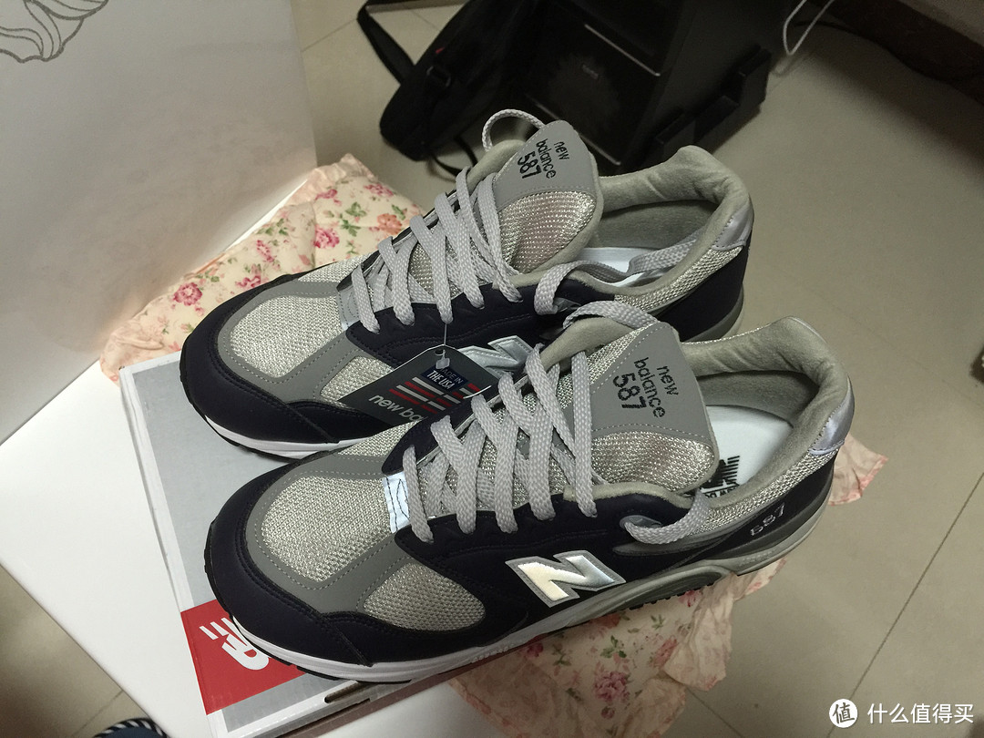 美亚3折入手new balance M587 男款复古跑鞋 美产