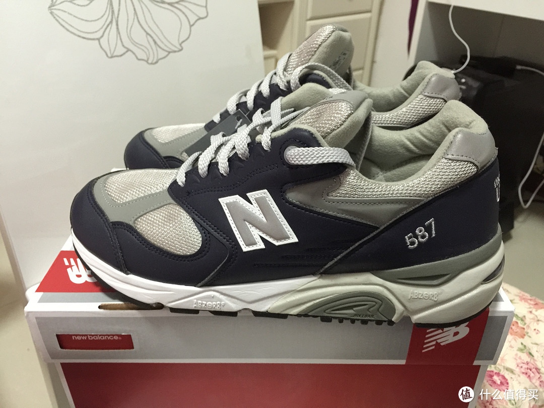 美亚3折入手new balance M587 男款复古跑鞋 美产