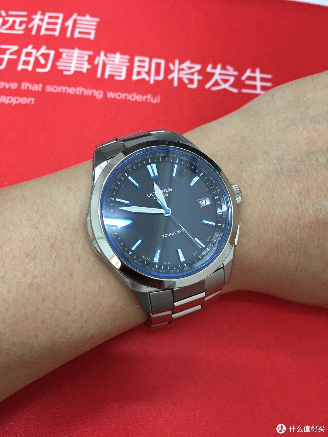 CASIO 卡西欧海神 OCW-S100-1AJF 男款光动能腕表