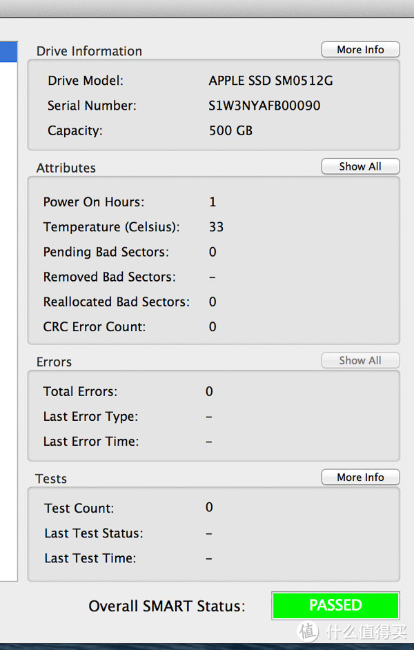 Macbook Pro 更换 512G PCI-E SSD 经历