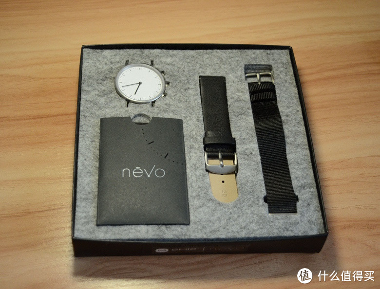我去年买了一块表： nevo智能手表