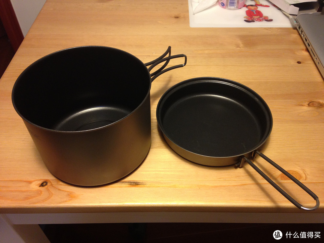 STOIC Ti 1.6L Pot + Fry Pan Set 户外钛锅