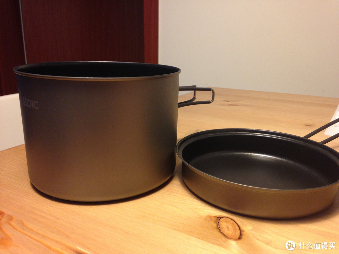 STOIC Ti 1.6L Pot + Fry Pan Set 户外钛锅