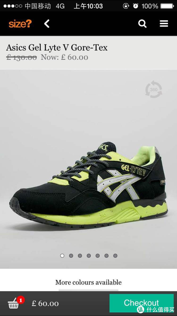 第一次英淘心酸路：asics 亚瑟士 Gel Lyte V Gore-Tex 复古跑鞋