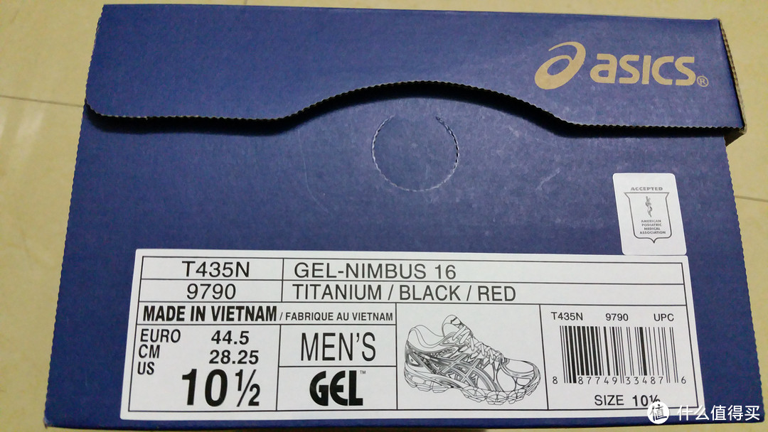 ASICS 亚瑟士 Gel-Nimbus 16 跑鞋