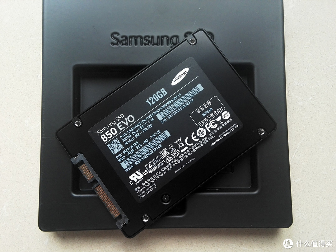 旧机新生：入手 SAMSUNG 三星 850 evo 120G 固态硬盘