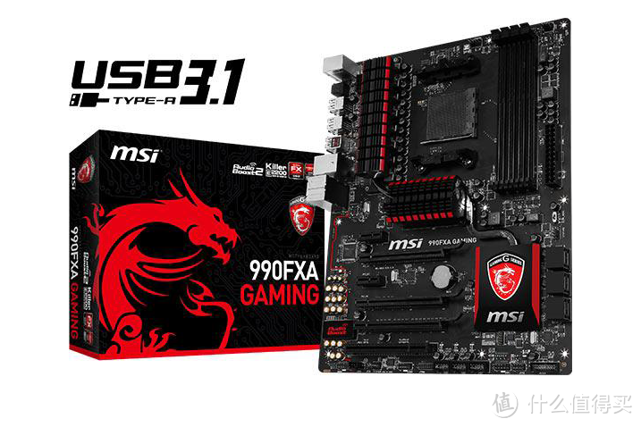 支持USB 3.1：msi 微星 推出 990FXA GAMING主板