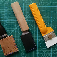 让业余生活更有意思，手工皮具DIY小记 篇二：晒一下我的皮刀及日淘厨刀