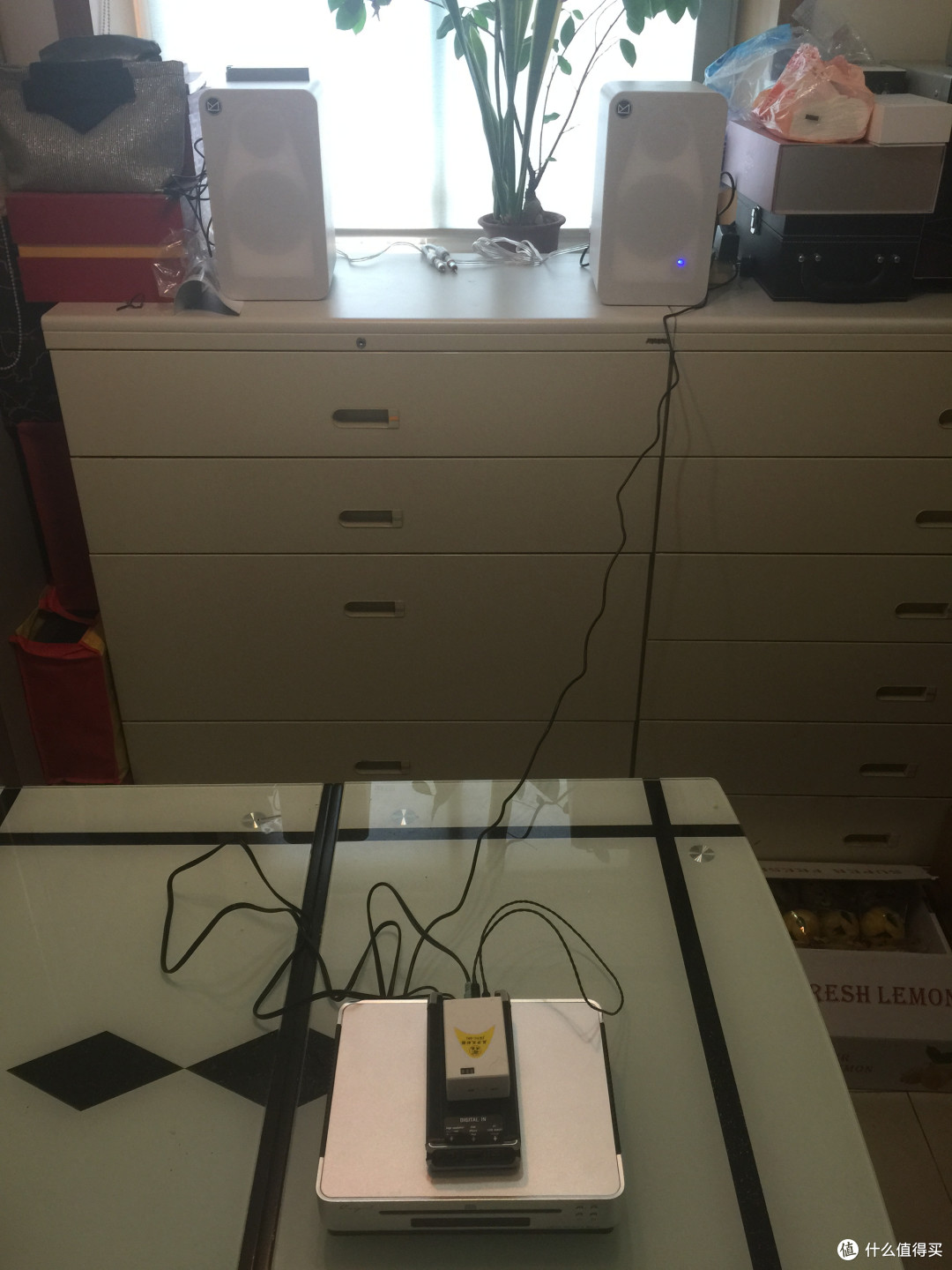 呛呛！！台式cd机不用线也可以和蓝牙音箱连接啦！！！请忽略电线
