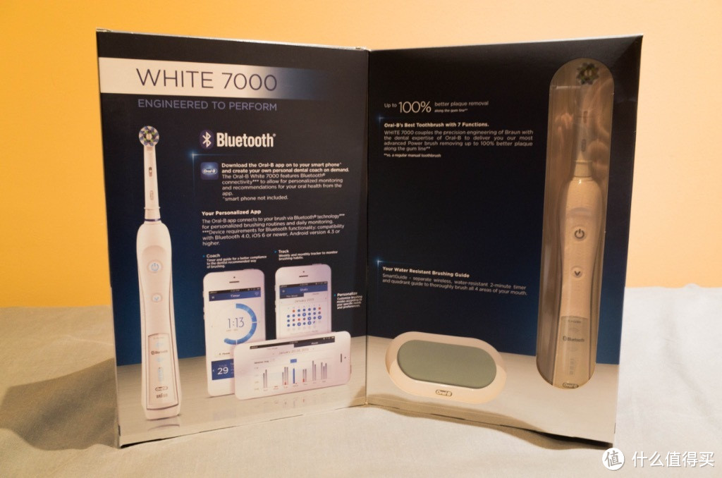 Oral-B 欧乐B 7000 蓝牙版 3D智能电动牙刷 开箱体验