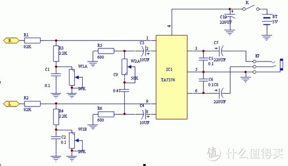 耳机放大器电路图，别问我什么传，我也看不懂