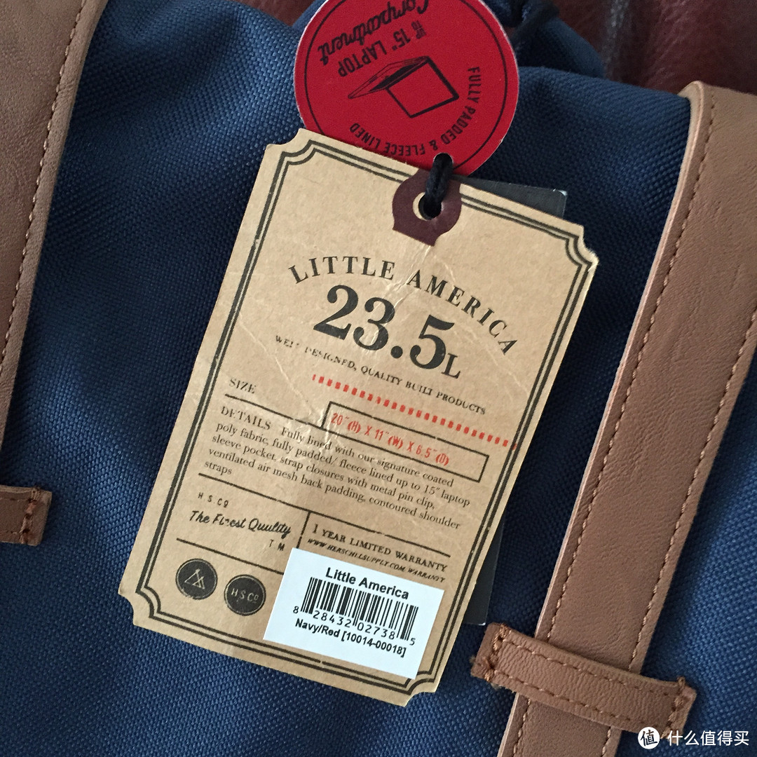 风骚美：Herschel Supply Co. Little America 双肩背包