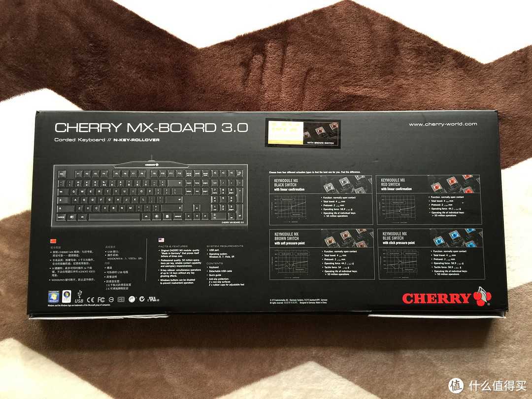 入坑机械键盘：Cherry 樱桃 MX-Board 3.0 茶轴