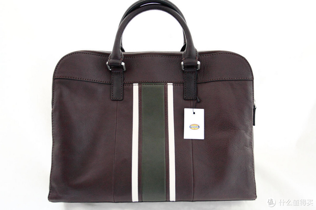 Fossil 化石 Mercer Leather Top Zip Workbag 男款公文包