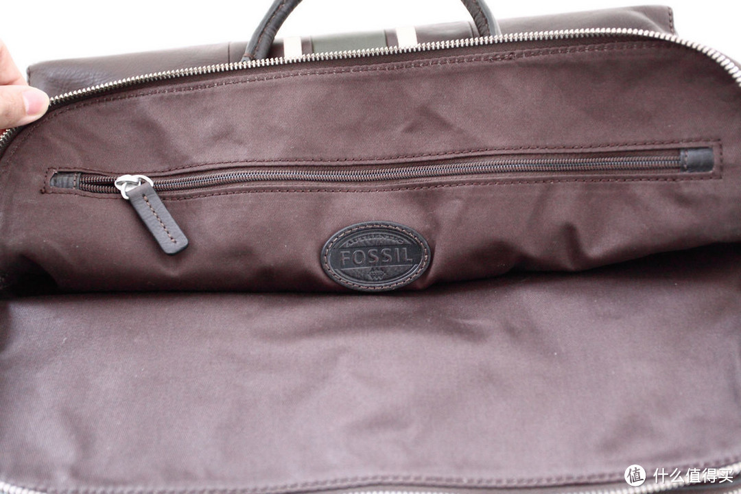 Fossil 化石 Mercer Leather Top Zip Workbag 男款公文包