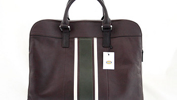 Fossil 化石 Mercer Leather Top Zip Workbag 男款公文包