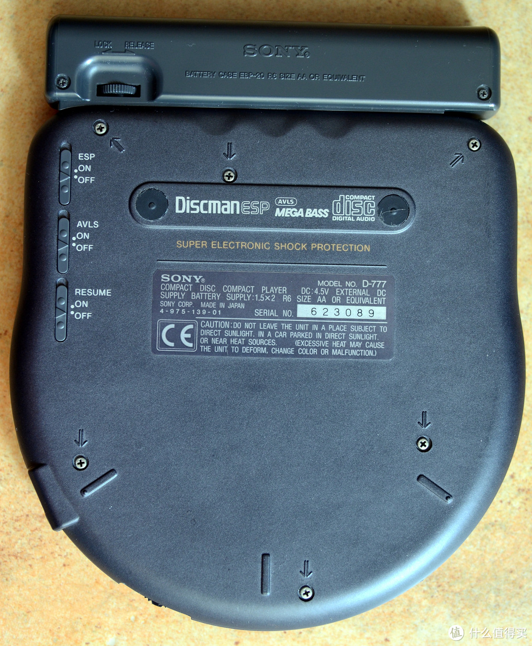 再再販！ D-777 #3304 SONY the Diskman A of ESP Discman D-777