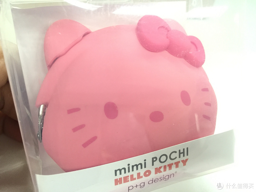 天生萌物：POCHI 正版硅胶零钱包 Hellokitty款