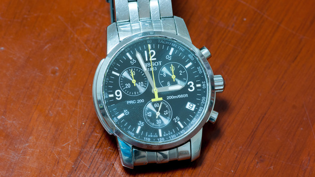 十年风雨十年表:tissot 天梭 prc200系列 石英男表 t055.417.11.057.