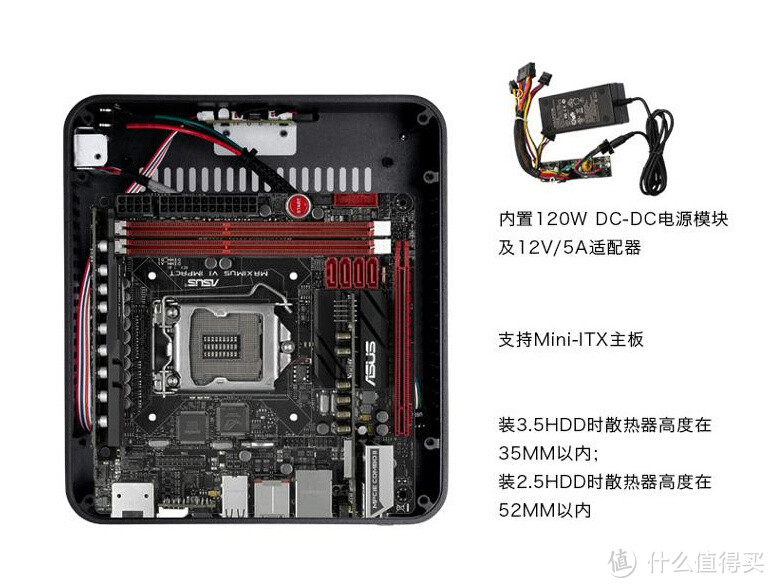 帮朋友攒机：E.mini 立人 E-W80 ITX 全铝迷你机箱