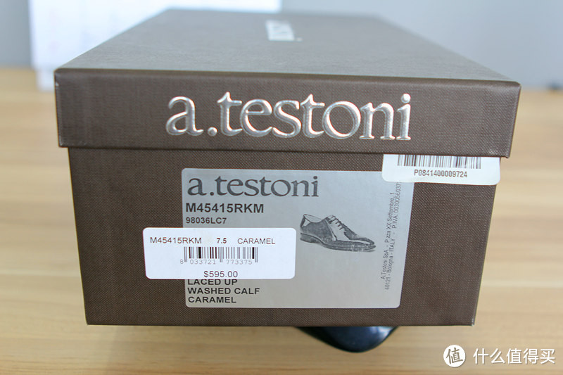迟到的生日礼物三 之截然不同的 a.testoni 铁狮东尼 男式皮鞋 M45415