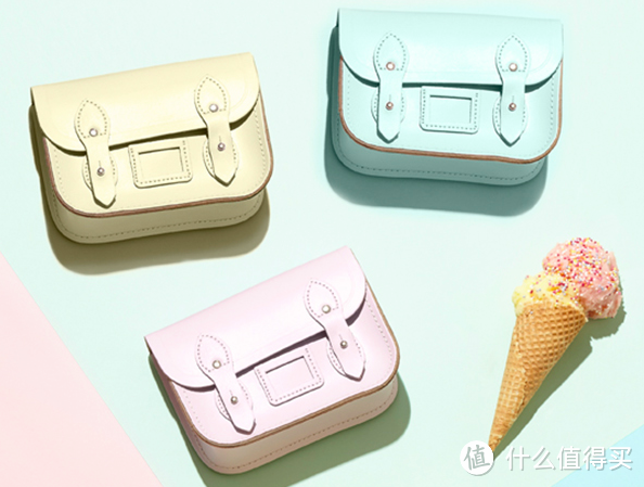 清新软萌：Cambridge Satchel 2015夏季新款冰淇淋色剑桥包