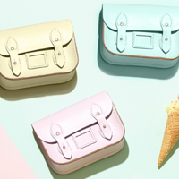 清新软萌：Cambridge Satchel 2015夏季新款冰淇淋色剑桥包