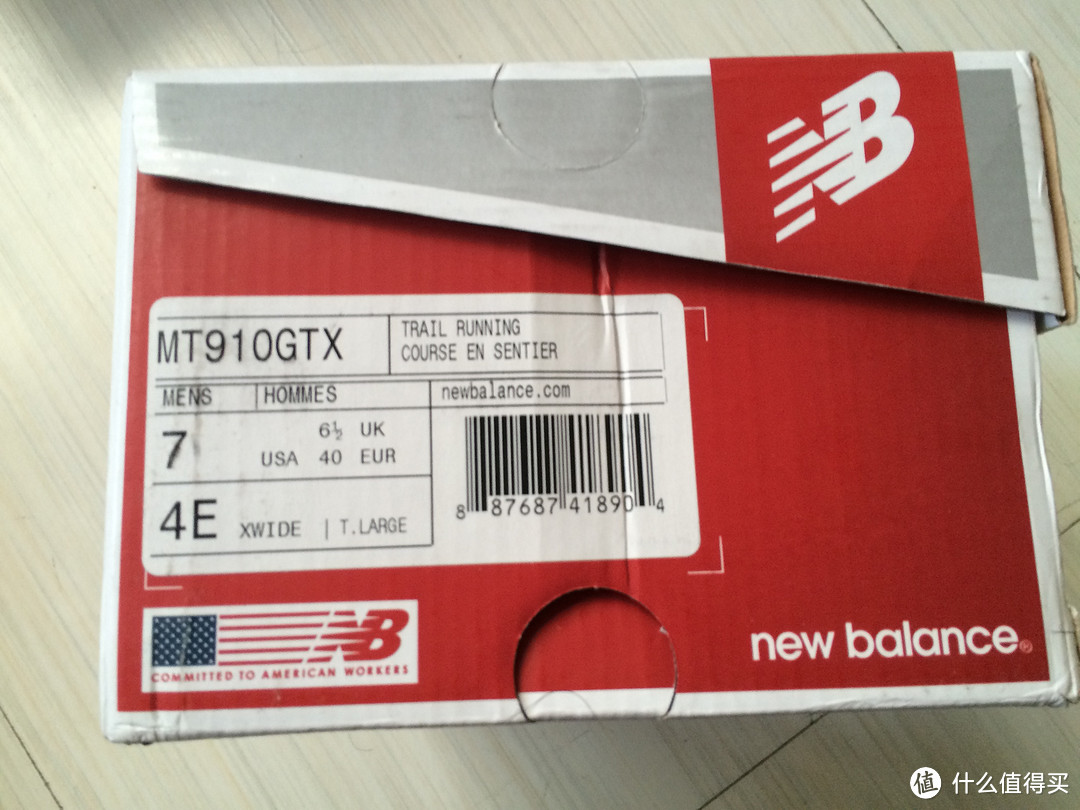 第一次尝试New Balance4E宽度：美亚海淘New Balance Men's MT910 NBX Goretex 防水跑鞋及MW1765 男鞋