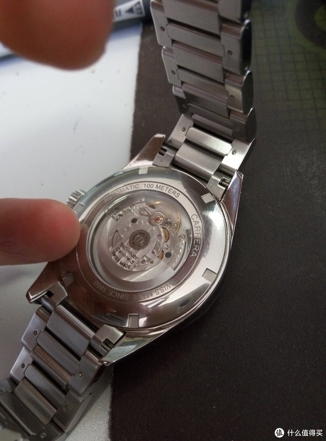 加入豪门之TAG HEUER 豪雅 Calibre 5 WAR201C.BA0723 男款腕表