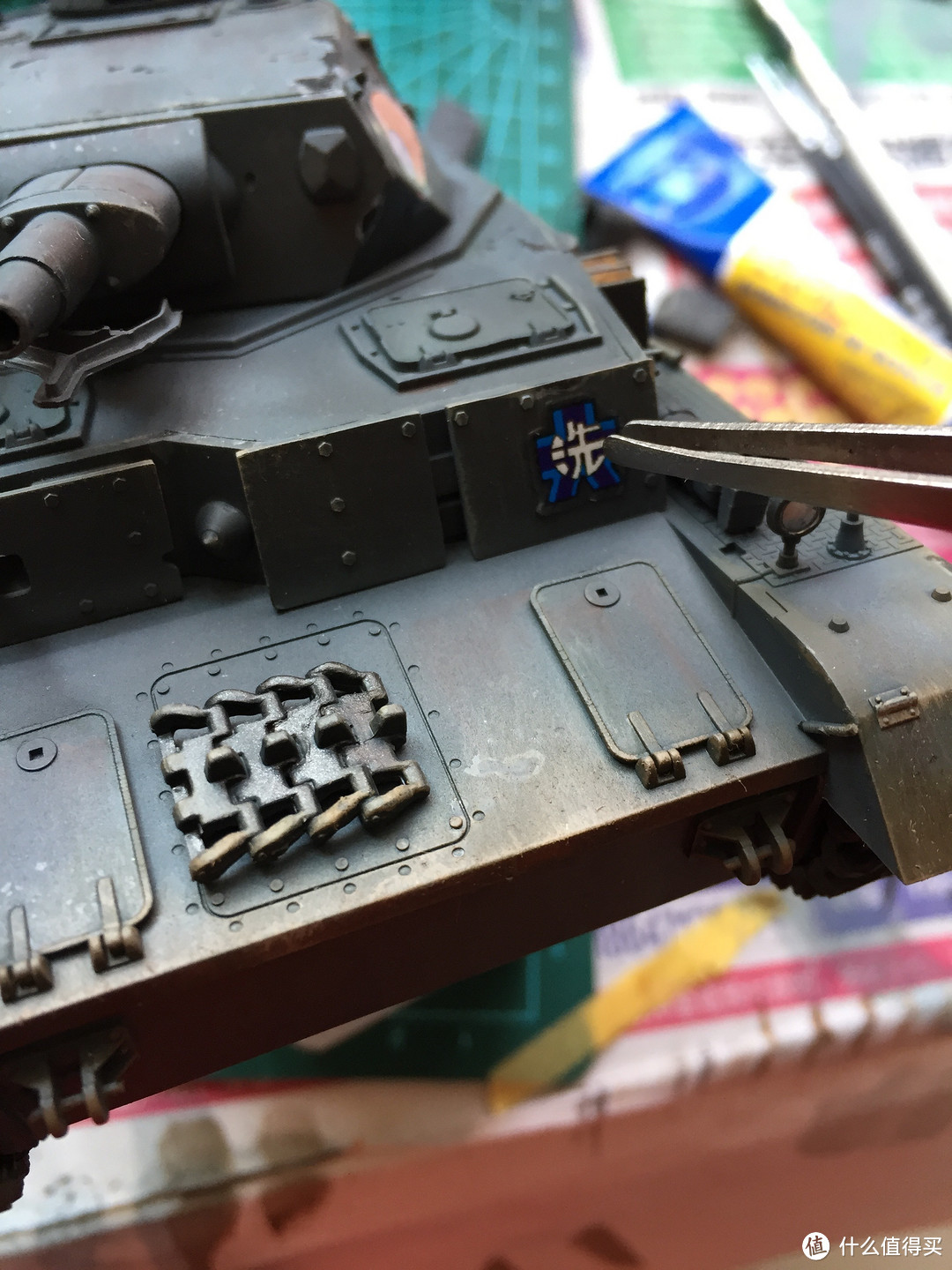 新手AFV喷涂日记：TAMIYA 田宫 1/35 4号战车D型 少女与战车涂装