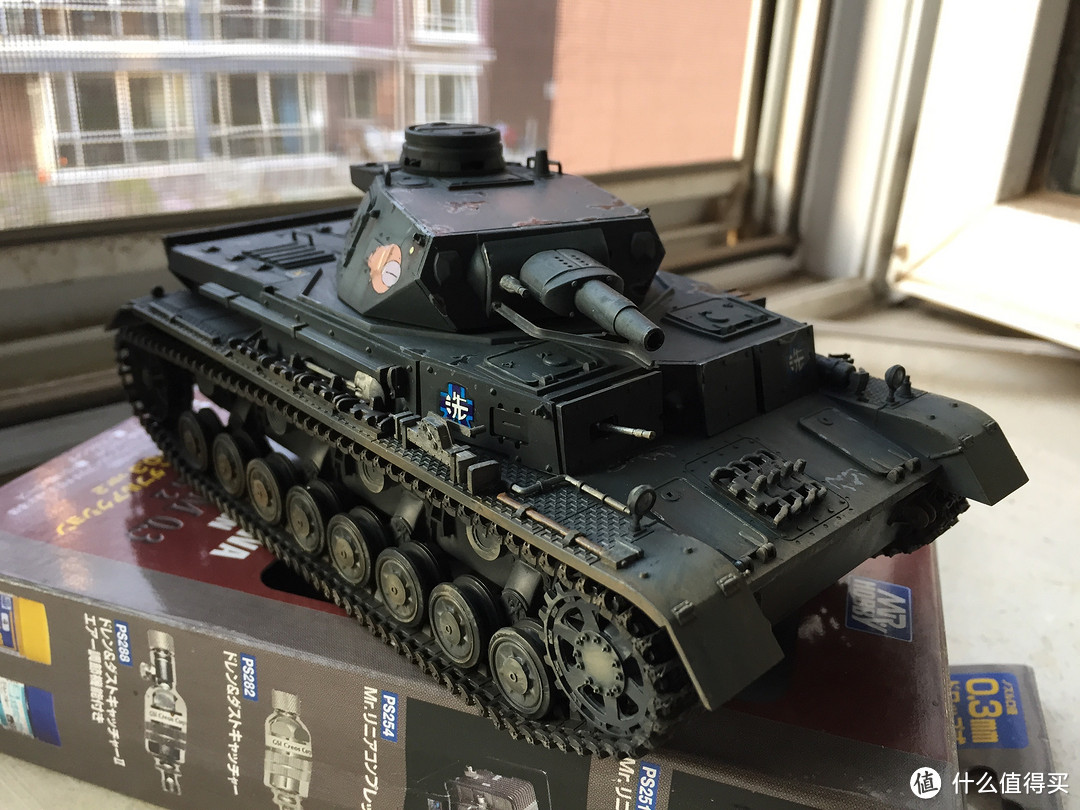 新手AFV喷涂日记：TAMIYA 田宫 1/35 4号战车D型 少女与战车涂装