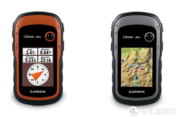 换用高分辨率屏幕： GARMIN 佳明 推出 eTrex 20x 和 30x 户外手持GPS