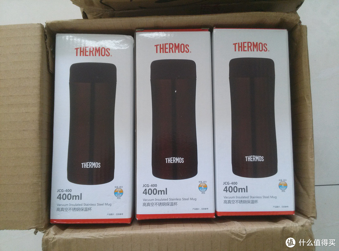 一起奋斗的礼物：THERMOS膳魔师 400ml JCG-400 不锈钢保温茶杯