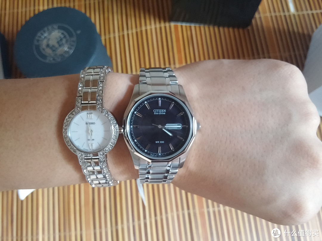 海淘晒单：CITIZEN 西铁城 BM8430-59E 男表和 SEIKO 精工 Solar SUP199 女表