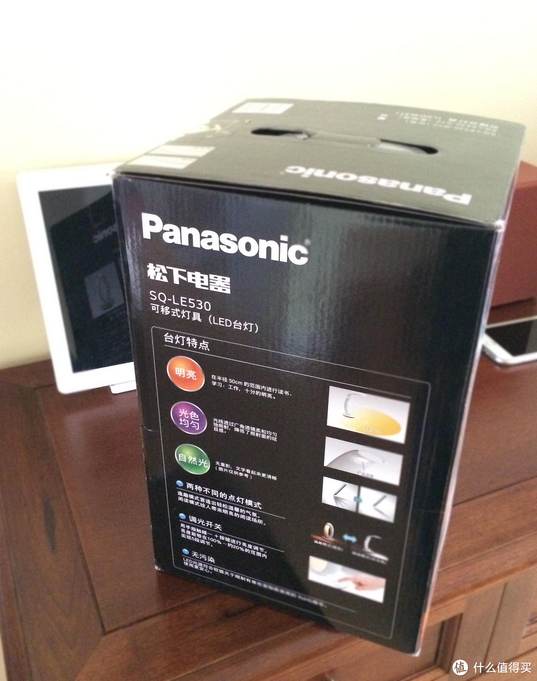 Panasonic 松下 SQ-LE530-N72 触摸式5段调光 LED台灯