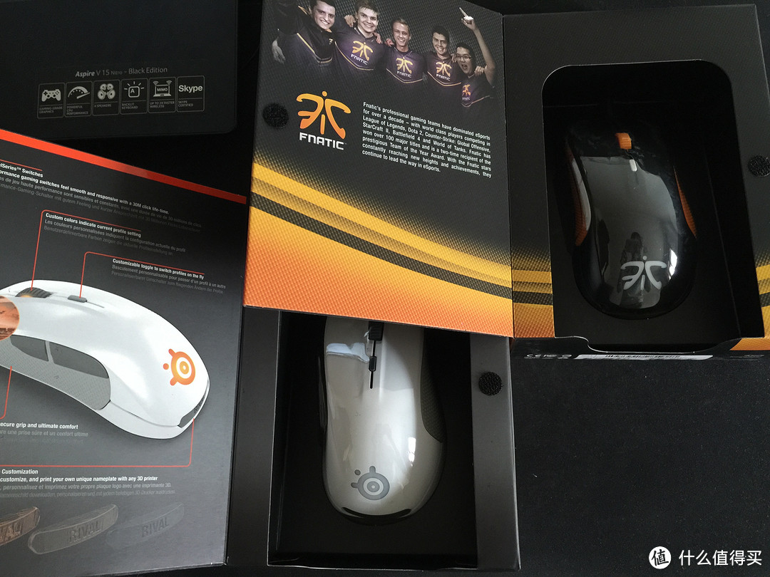 赛睿 Rival Fnatic&白色 双版本 同晒