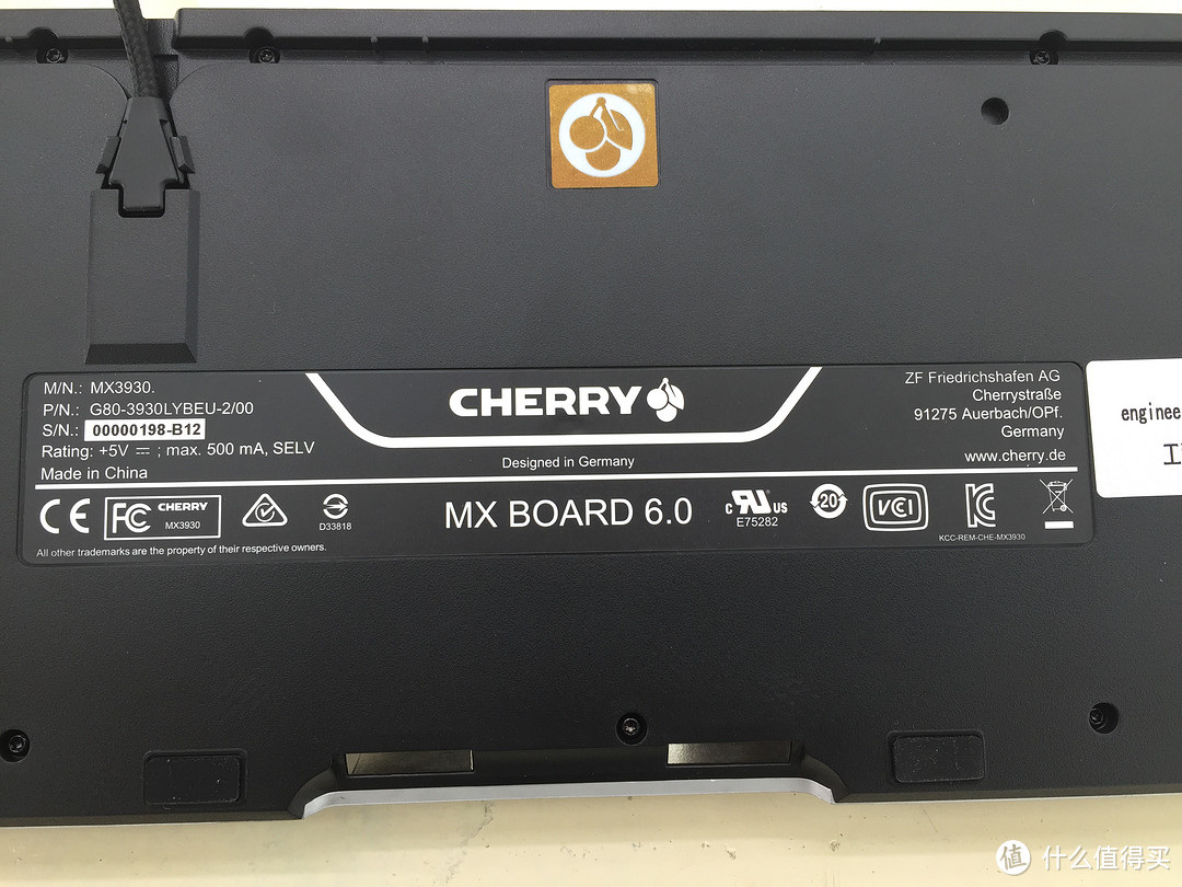 CHERRY MX-6.0键盘评测 附贼船K70RGB&技嘉Osmium红轴对比吐槽