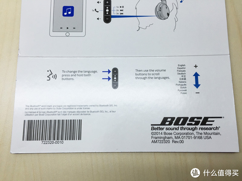 大妈首晒 Bose SoundLink On-ear 蓝牙贴耳式耳机开箱