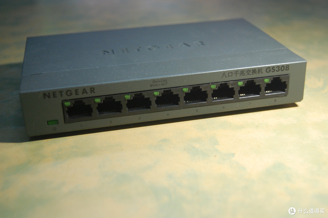 Netgear 网件 GS308 铁壳千兆8口交换机 开箱晒单