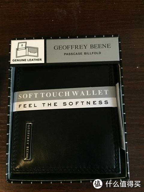 Geoffrey Beene Passcase 男士真皮双折钱包