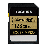 专为4K视频拍摄设计：TOSHIBA 东芝 推出 64GB 和 128GB Exceria Pro SD卡