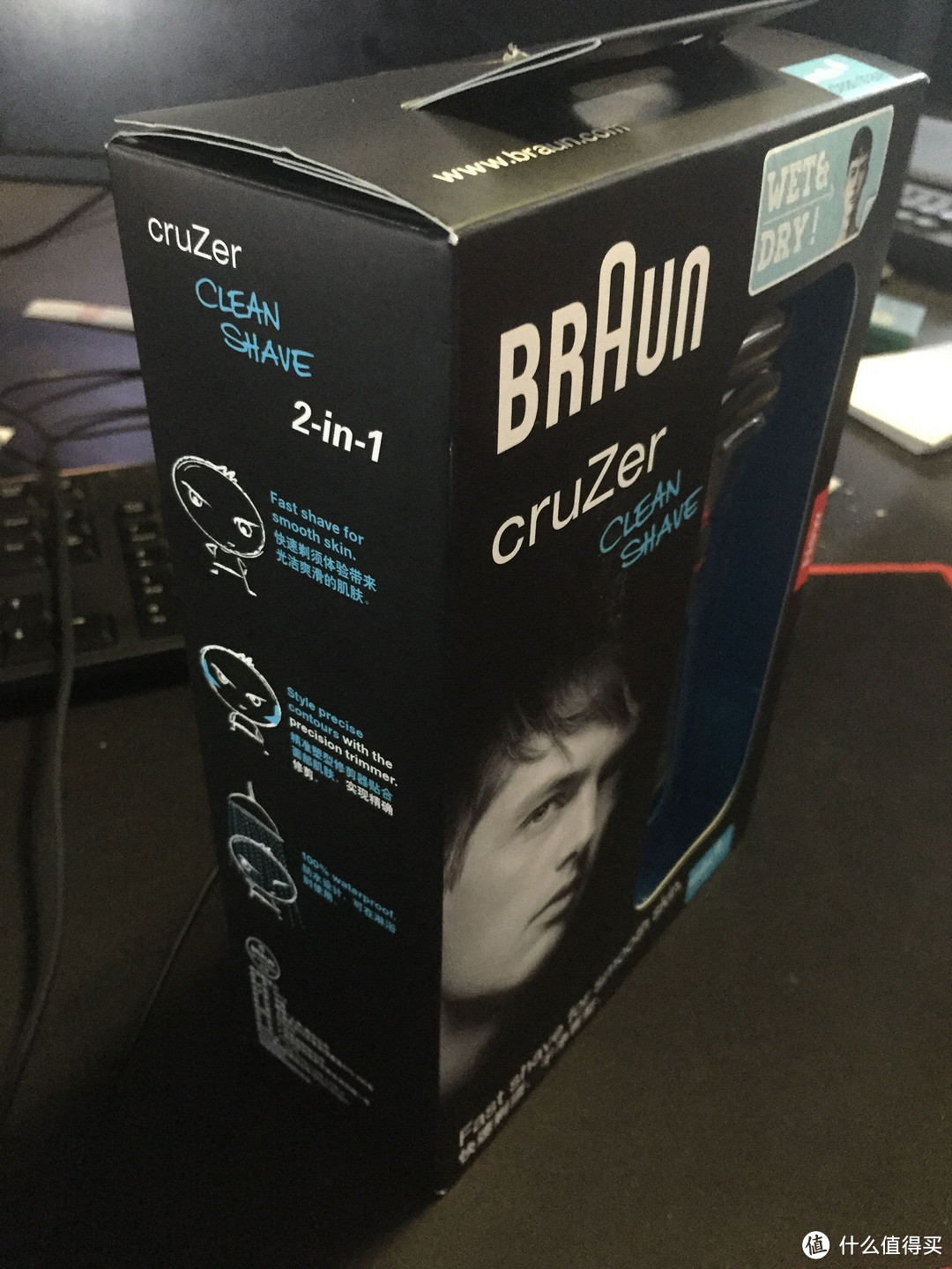 男人要对自己好一点：BRAUN 博朗 cruZer 6 clean shave 电动剃须刀