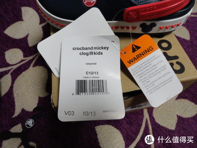 价廉与物美没有兼得：crocs 卡洛驰 童鞋 14609CB Mickey