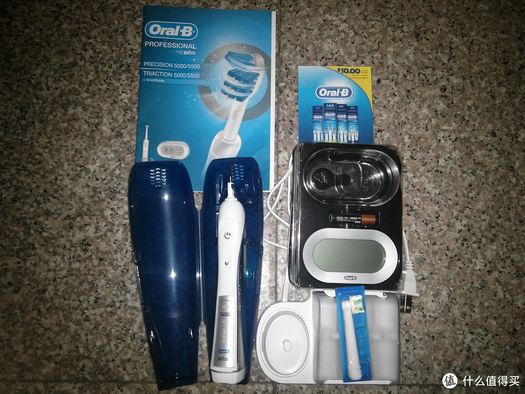 看如何选择电动牙刷：Oral-B 欧乐B 5000和7000 电动牙刷不完全对比评测