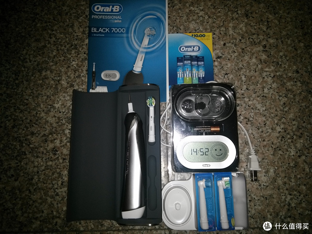 看如何选择电动牙刷：Oral-B 欧乐B 5000和7000 电动牙刷不完全对比评测