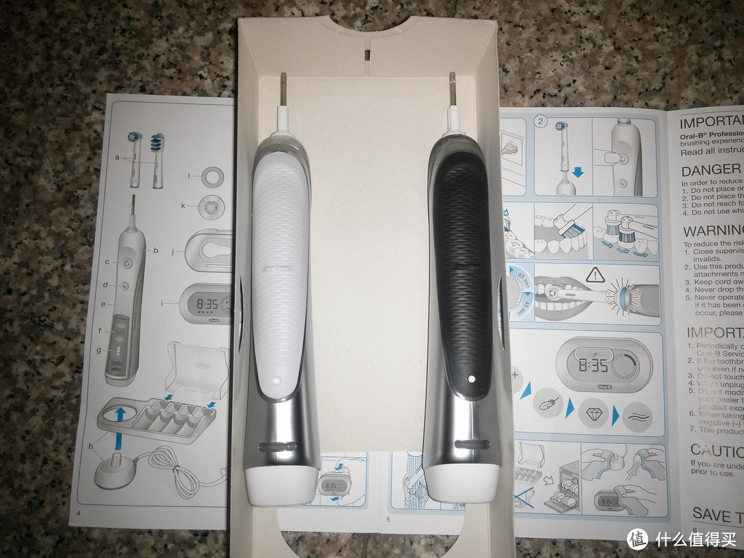 看如何选择电动牙刷：Oral-B 欧乐B 5000和7000 电动牙刷不完全对比评测