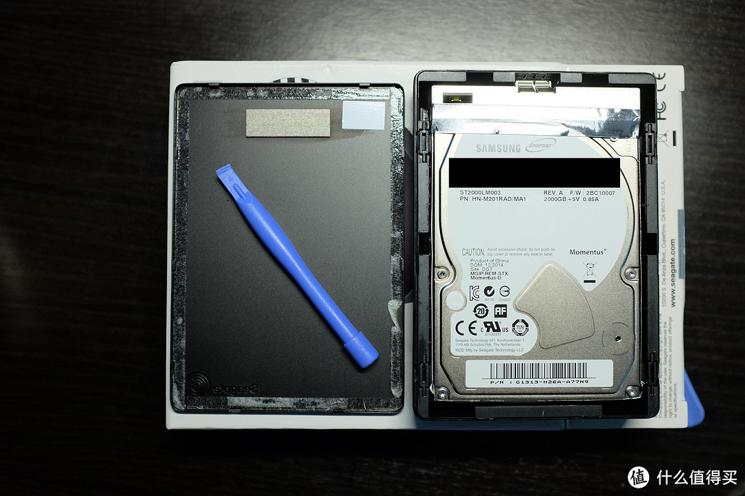 SEAGATE 希捷 Backup Plus Fast 4TB 移动硬盘小开箱&大拆解