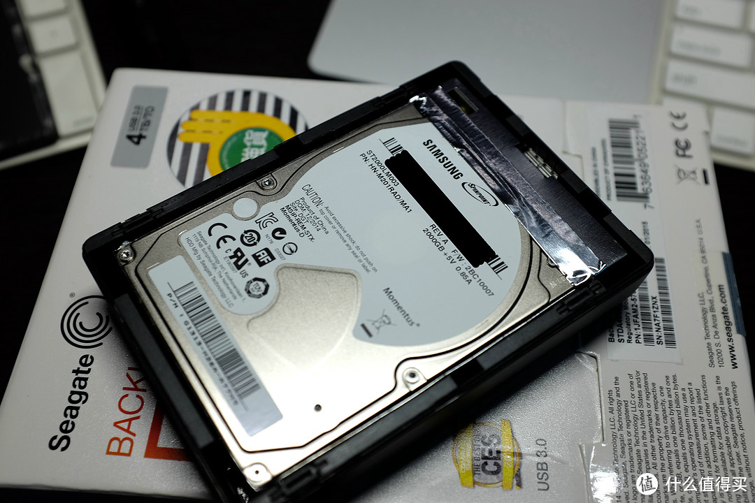 SEAGATE 希捷 Backup Plus Fast 4TB 移动硬盘小开箱&大拆解