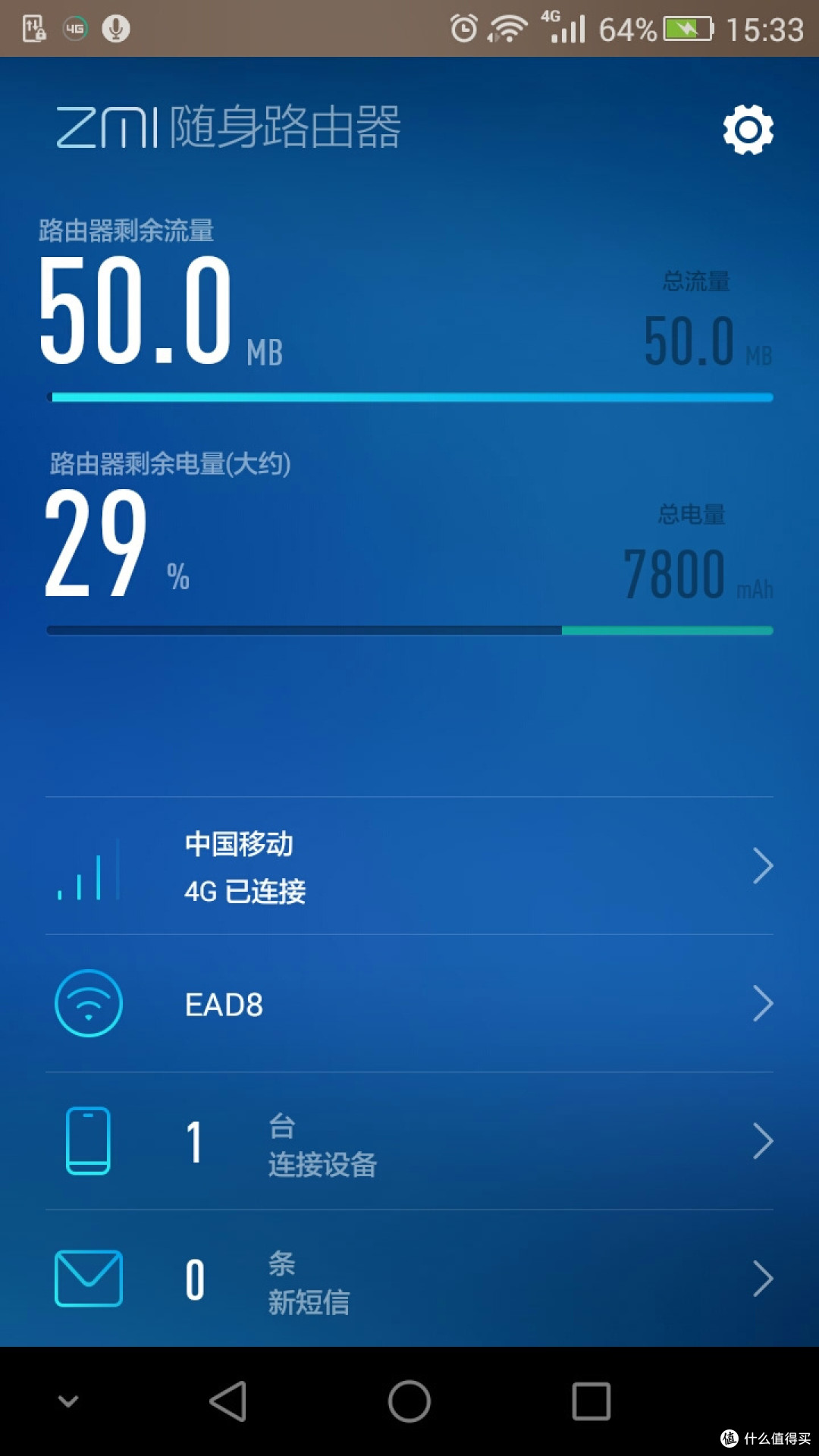 只要价格合适,怎么都值!ZMI 紫米 移动电源随身路由(移动4G)